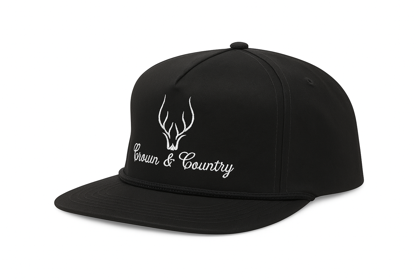 Signature Jet Black Rope Hat