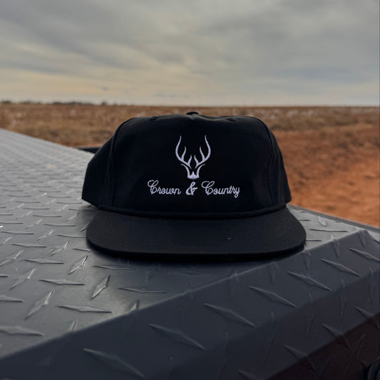 Signature Jet Black Rope Hat